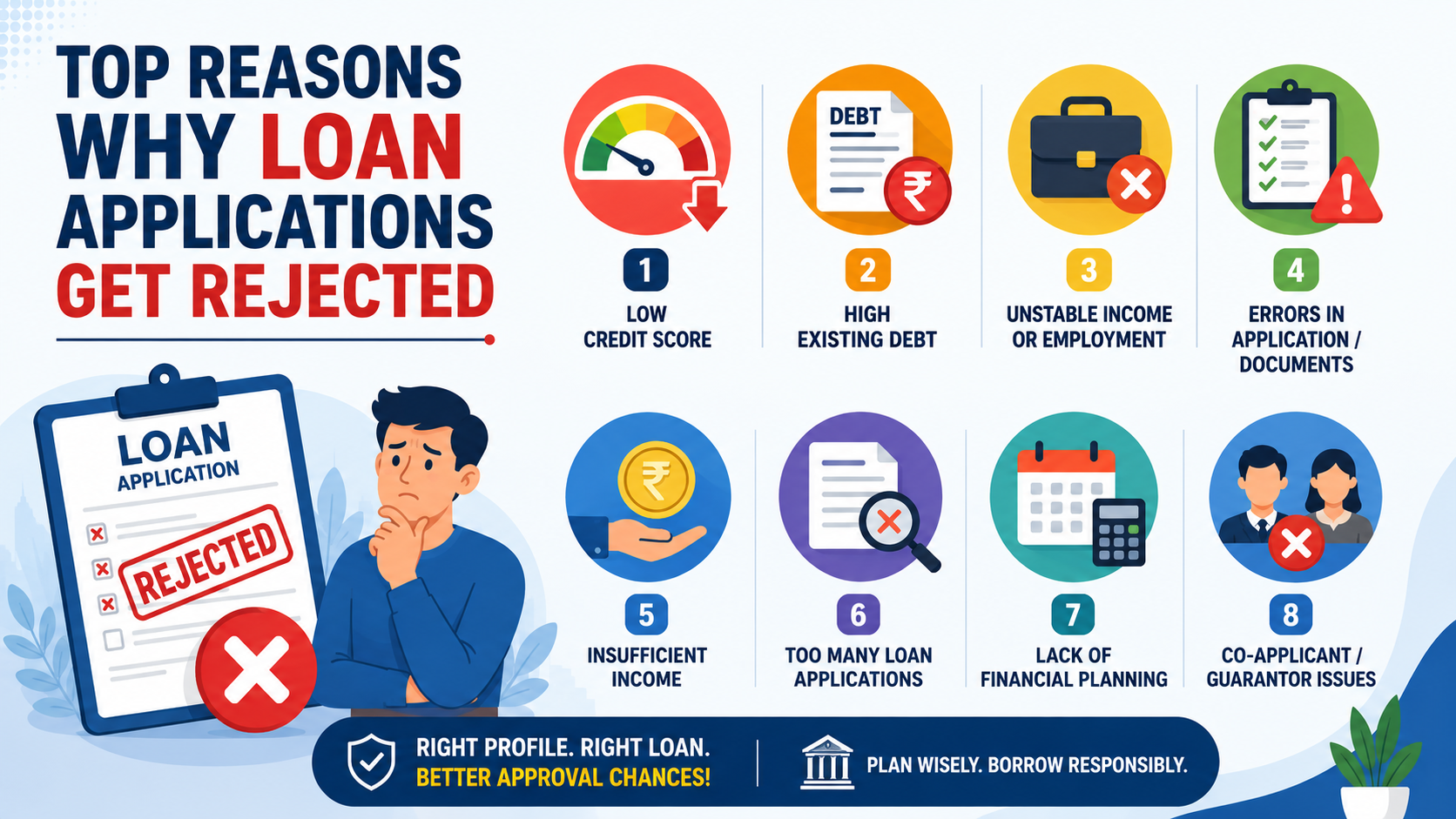 Top Reasons Why Loan Applications Get Rejected